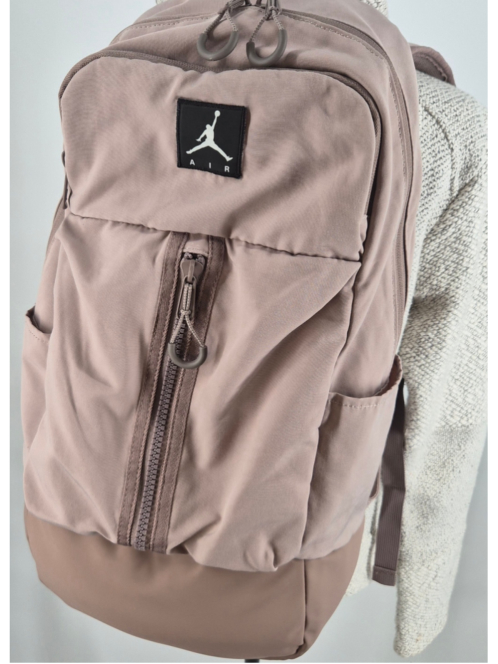 Jordan Air Jumpman Backpack Mauve Taupe Laptop Gym Travel School Streetwear Pack